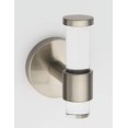 thumbnail image 2 of Alno A7281-SN Contemporary Acrylic 2"W Single Bathroom Robe / Towel Wall Hook - Nickel, 2 of 2
