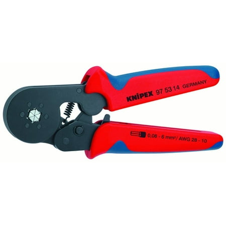 UPC: 0843221006211 | KNIPEX Tools 97 53 14 Self-Adjusting Crimping Pliers for End Sleeves