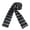 Black and gray thin, variant on Cotton Stripe Long Scarf Photography Narrow Scarf Neckwrap Casual Wear Neckwrap