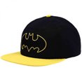 thumbnail image 1 of DC Comics Batman Classic Embroidered Logo Flat Bill Snapback Hat, 1 of 5