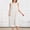 White, variant on Blmnix Women Nightgown Flannel Chemises Button Down Nightgown Nightgown Sleeveless Below-the-Knee White Crew Neck Moomoo Nightgown