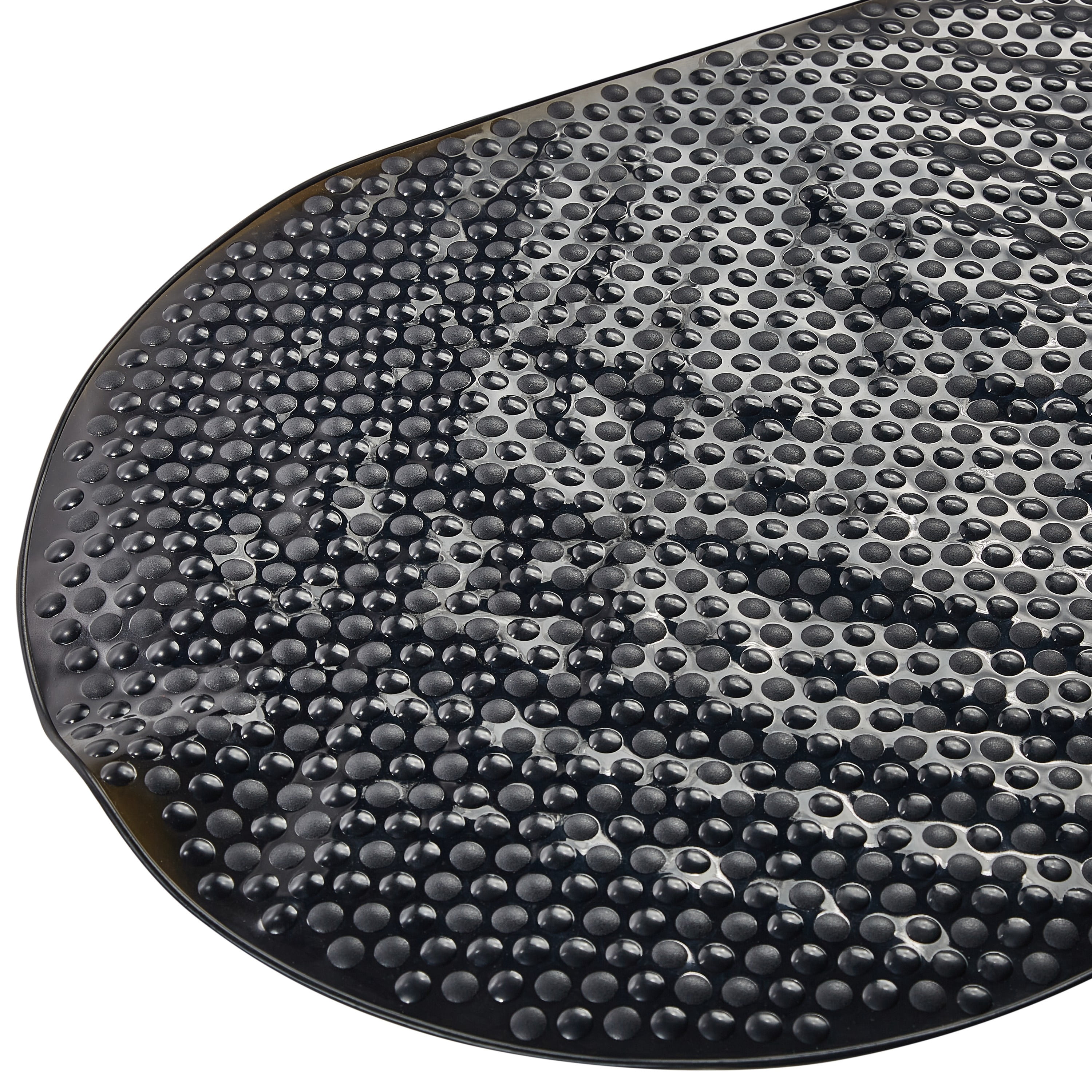 Bath Bliss Extra Long Aqua Gel Bath Mat in Black