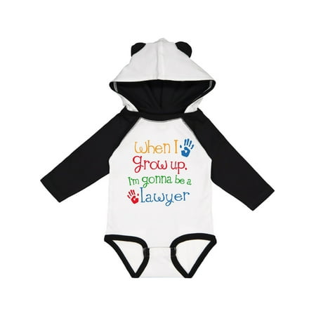 

Inktastic Future Lawyer Boys Girls Attorney Gift Baby Boy or Baby Girl Long Sleeve Bodysuit