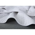 thumbnail image 2 of MarCielo Cotton Quilt Quilted Throw Decorative Throw Blanket 50 By 60 Inches White, 2 of 5