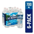 thumbnail image 2 of ICE MOUNTAIN Brand 100% Natural Spring Water, 23.7-ounce plastic sport cap bottles (Pack of 6), 2 Count, 2 of 10