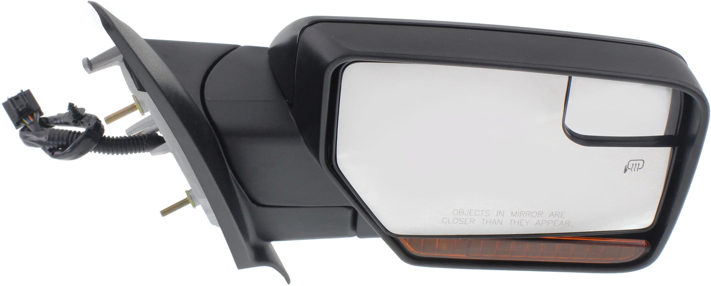 Kool Vue Mirror Right Passenger Side Heated Blind Spot Corner Glass In-housing Signal Light