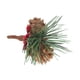 thumbnail image 4 of Verdant Touch Pequeños arreglos florales mini accesorios para árbol de Navidad, conos de pino, ramas de pino, decoraciones de Navidad, arreglos florales pequeños, 4 of 12