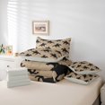 thumbnail image 6 of Homewish Female Men Western Cowgirl Twin Bedding Sets 7-Piece,Black Brown Bedding Comforter Set Microfiber,Exotic Style Breathable Sheet Sets,Ultra Soft Home Decor,Reversible, 6 of 8