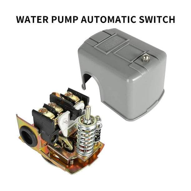 Interruptor De Presión Para Bomba De Agua - 20-80PSI, Doble Resorte