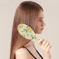 thumbnail image 3 of Vintage Lemon Hair Brush - Gentle Detangler with Ergonomic Handle for All Hair Types, No-Pull Comfort Brushing, 3 of 5