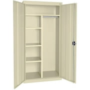 Elite Series Combination Cabinet with Adjustable Shelves, 36"W x 18"D x 78"H, Putty
