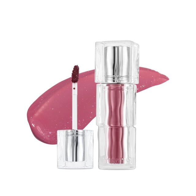 Gloss labial TIRTIR tamaño mini Mauve Rose 2 ml con brillo y color