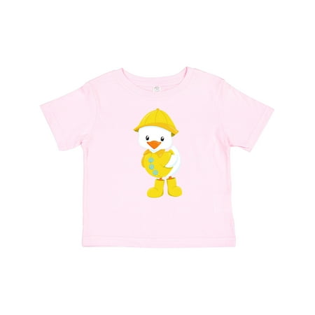 

Inktastic Cute Duck Baby Duck Duck in Raincoat Rain Gift Baby Boy or Baby Girl T-Shirt
