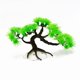 thumbnail image 1 of Simulation Plant Decorative Resin Fish Tank Rocks Decor Aquarium Miniature House Accessories for Small Animal Play Ornament Green, 1 of 3