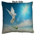 thumbnail image 2 of ABPHQTO White Dove Green Branch Pacification Sign Shape Flying Blue Sky Reversible Mermaid Sequin Pillow Case Home Decor Cushion Cover 20x20 Inch, 2 of 2