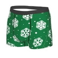 thumbnail image 5 of Goofa Snowflake Printed Men's Boxer Briefs Underwear, Moisture-Wicking Underwear, Trunk,Soft and Breathable Cotton Underwear-, 5 of 9