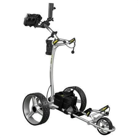 UPC: 0899694001291 | BATCADDY X4R Standard Lithium 18-Hole Battery Powered Golf Push Cart with Remote Dual Motor 9-Speeds and Reverse Cruise Control Anti-Tip Wheel and Downhill Control Phantom Black