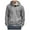 Gray, variant on Men's Hooded Cable Knit Sweatshirt Zip Up Pockets Long Sleeve Jacket Fall Winter Casual Outwear Navy
