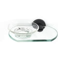 thumbnail image 2 of Alno A8330-MB Contemporary I Frosted Glass Soap Dish - Black, 2 of 5