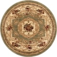 thumbnail image 1 of Unique Loom Versailles Medallion Motif Rug 3' 3 x 3' 3 Round Green/Ivory, 1 of 1