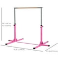 thumbnail image 3 of Soozier Professional Gymnastics Bar, Toddler Home Gymnastics Equipment, 3 of 9