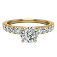 thumbnail image 4 of Diamond Engagement Ring with Accent Diamond Shank 14k Gold 0.85 CT (G,SI), 4 of 5