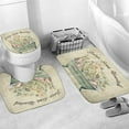 thumbnail image 6 of Floral Shower Curtain for Bathroom Spring Flower Watercolor Shower Curtain Sets Decorative Polyester Waterproof Fabric Shower Curtain Set Bathtub Hotel Decor with 12 Hooks 72x72 Inch, 6 of 6