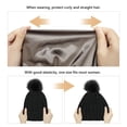 thumbnail image 5 of Fashion Satin Lined Stretchy Soft Knit Hats Faux Fur Pom Pom Hat Beanie Hat for Women Winter Beanie Hat LIGHT GREY, 5 of 8