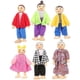thumbnail image 3 of 1 Set Wooden Dolls Family Mini house Dolls People Figures Desktop Family Dolls Playset Toy, 3 of 3