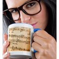 thumbnail image 2 of 3drose, Sheet Music, 11oz Two-tone Blue Mug, 2 of 6