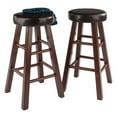 thumbnail image 6 of Winsome Maria 2-Pc Cushion Seat Counter Stool Set, Espresso & Walnut, 6 of 8