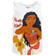 thumbnail image 2 of Disney Princess Moana Belle Cinderella Little Girls 3 Pack Tank Tops Toddler to Big Kid, 2 of 5