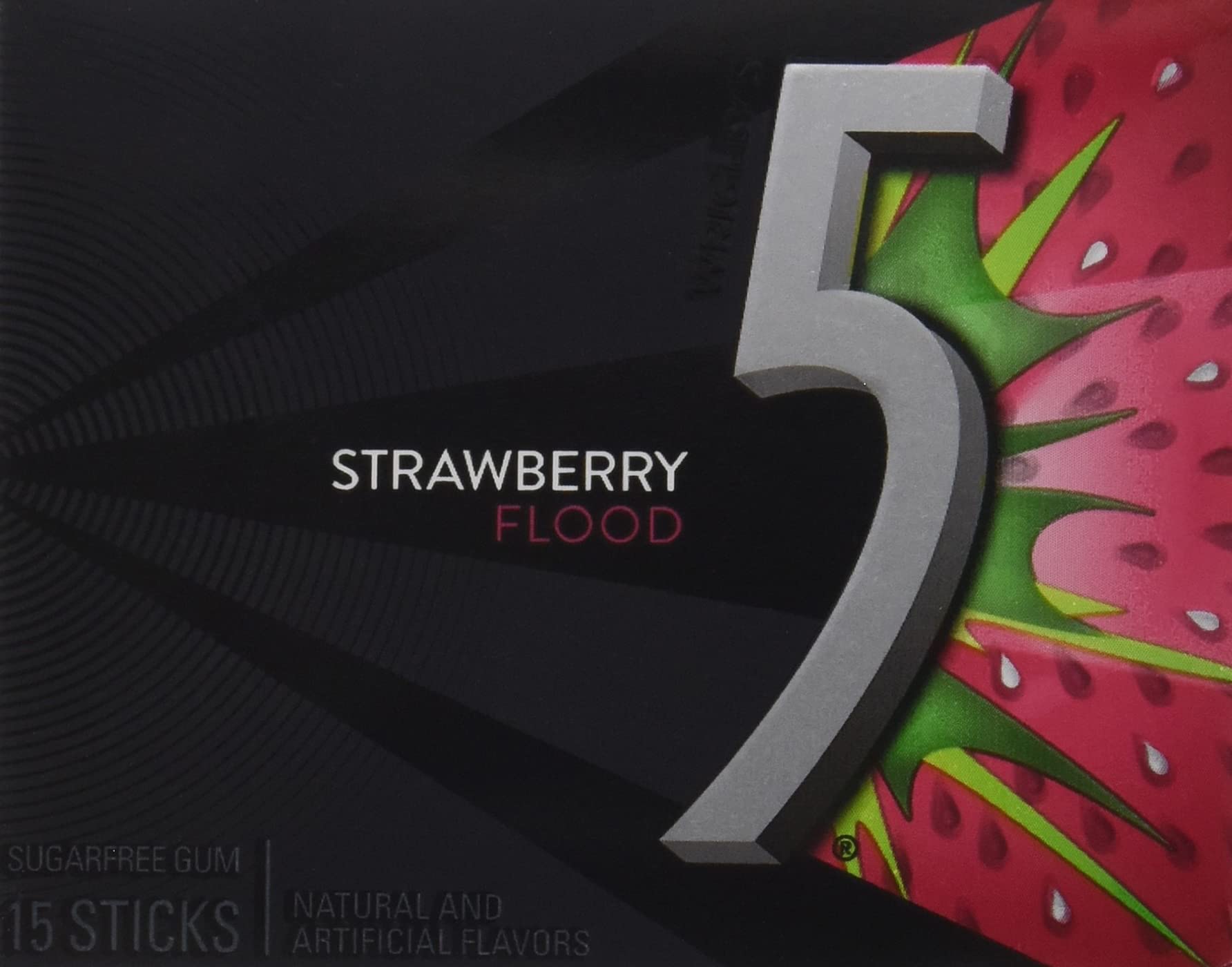 Five 15stk Sour Strawberry