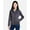Charcoal Heather, variant on CORE365 CE708W Women's Techno Lite Three-Layer Knit Tech-Shell-Carbon Heather-S