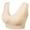 Apricot, variant on Tinglu Plus Size Bra for Women Wire Free Brassiere Seamless Padded Vest 3XL-6XL