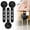 Black, variant on HWHCGZ 3pcs Silicone Cable Tie Data Cable Organizer, Reusable Cable Manager, Multi Purpose Elastic Rope Manager for Bundling and Fastening Cables and Wires (Black , 3pcs)