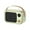Green, variant on Small Space Heater Fan, Portable Circulation Heating Fan with Overheat Protection, Quiet Desktop Floor Electric Heater, Compact Warm Air Blower for Home Bedroom Office Indoor Personal Heating Use