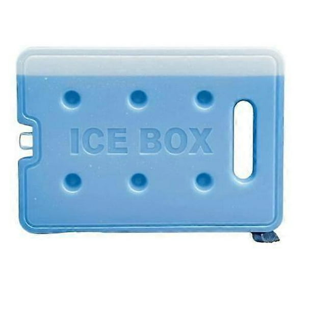 2pcs Reusable Ice Packs: 900ML Large Capacity Cooling Blocks for Coolers - Leak-Proof Freezer Packs for Lunch Boxes Picnics & Outdoor Camping