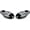 Black White, variant on SandT Collection Clown Costume Accessory - Clown Blow up Shoes for Adults - Green