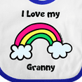 thumbnail image 4 of Inktastic I Love My Granny Boys or Girls Baby Bib, 4 of 4