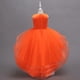 thumbnail image 2 of Vestido de niña vestido de princesa de cola vestido de niña de las flores vestido de pasarela presentadora de piano vestido de verano, 2 of 6