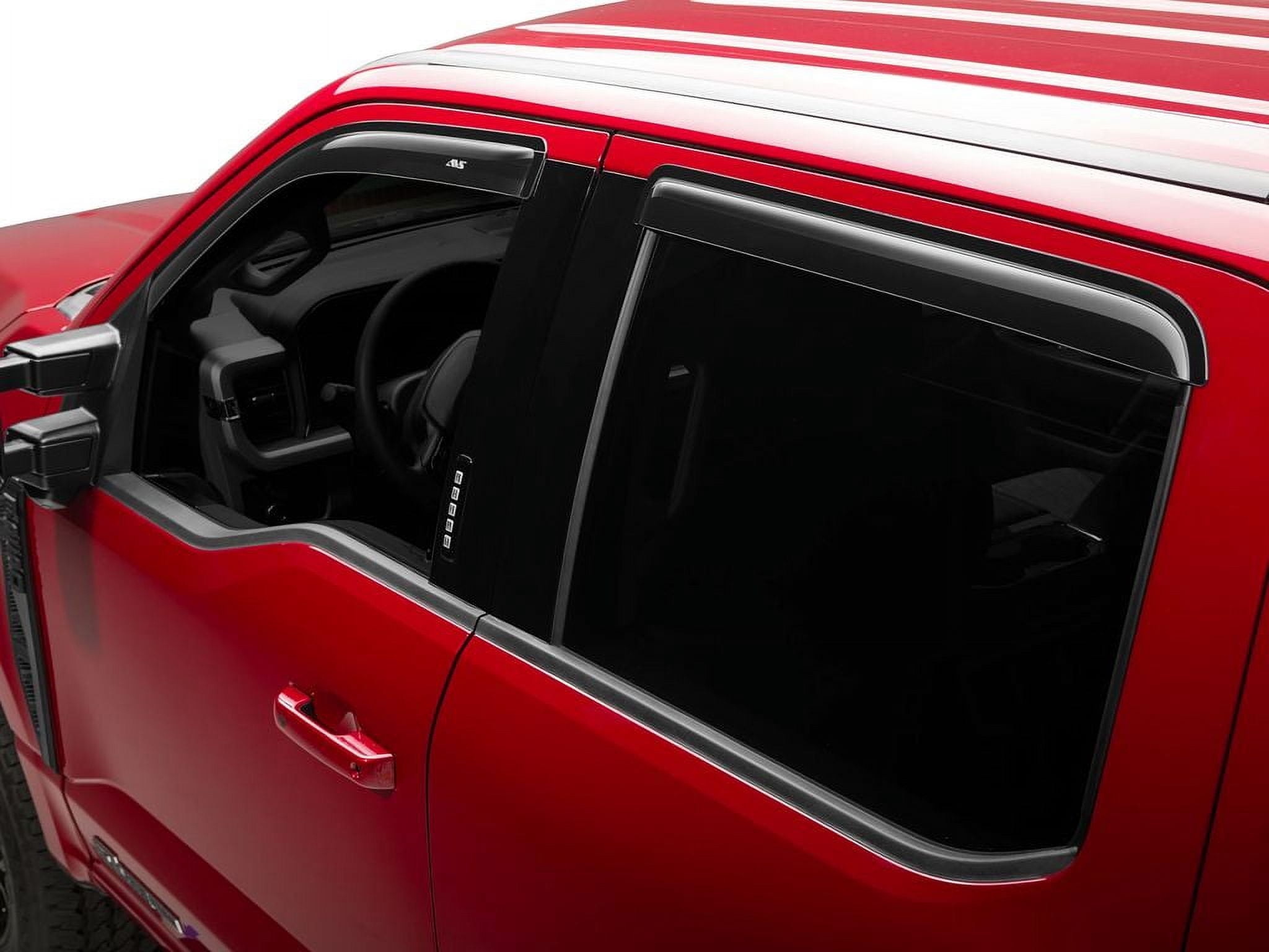 AVS Tape-On Vent Visors Fit 15-26 F150/22-25 Lghtng/17-26 Raptor SprCrw/F250-550