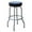 Black, variant on Richardson Seating 1950s Floridian Swivel Stool-Color:Green,Height:24