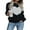 Black,White, variant on Women Sweaters Cute Heart Print Valentine's Day Crewneck Long Sleeve Striped Knitted Sweaters Fall Winter Pullover Sweaters Alsol Lamesa