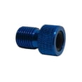 thumbnail image 2 of Blue Presta Valve Adapter converts Presta Valves to standard Schrader Valve use, 2 of 4