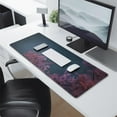 thumbnail image 2 of Cherry Blossoms At Night&nbsp;desk Mouse Padwaterproofnon Slip&nbsp;for Office Home Work GamingmousepadRubber Base Mousepad with Stitched Edges 31.5x11.8inches, 2 of 7