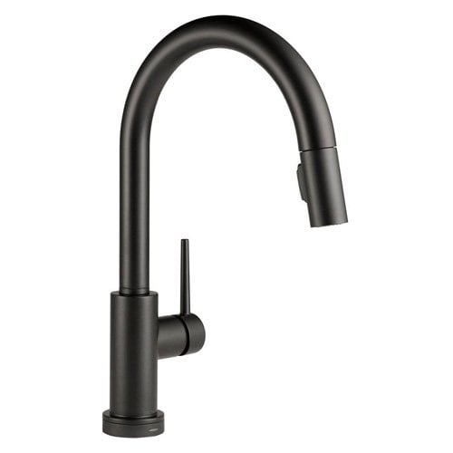 Delta 9159 Trinsic Single Handle Pull-Down Sprayer Kitchen Faucet with Touch2O Technology by Delta