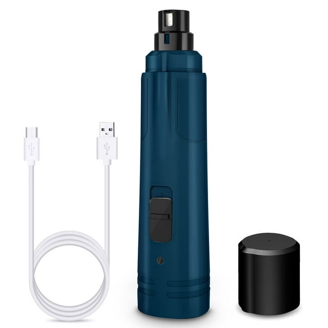 Lima de uñas para perros, cortauñas para perros, lima de uñas para mascotas, lima de uñas para perros, lima de uñas indolora para perros (azul oscuro)