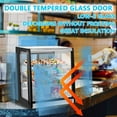 thumbnail image 2 of Aoile Commercial Countertop Refrigerator Display Case 6.9 Cu. Ft with Interior LED Lighting & Rear Sliding Door, 2 of 8