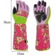 thumbnail image 2 of Guantes de jardinería de cuero resistente para hombres y mujeres, 2 of 5